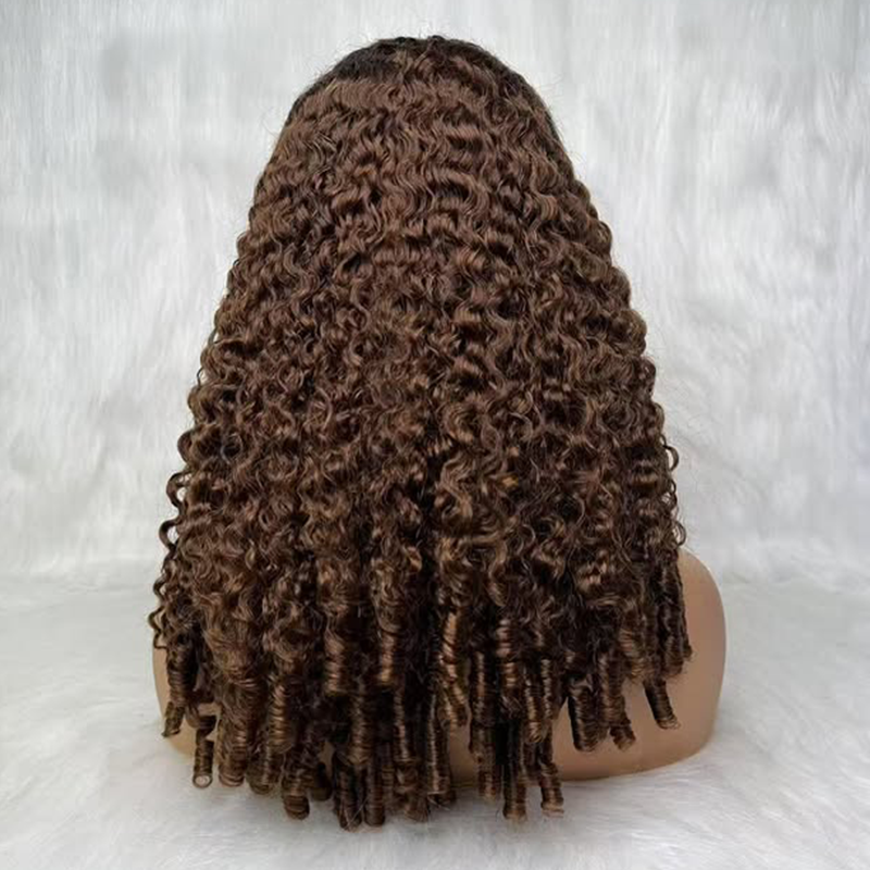 Lorana Curls™ — Chocolate Brown Burmese Curly 100% Premium Human Hair