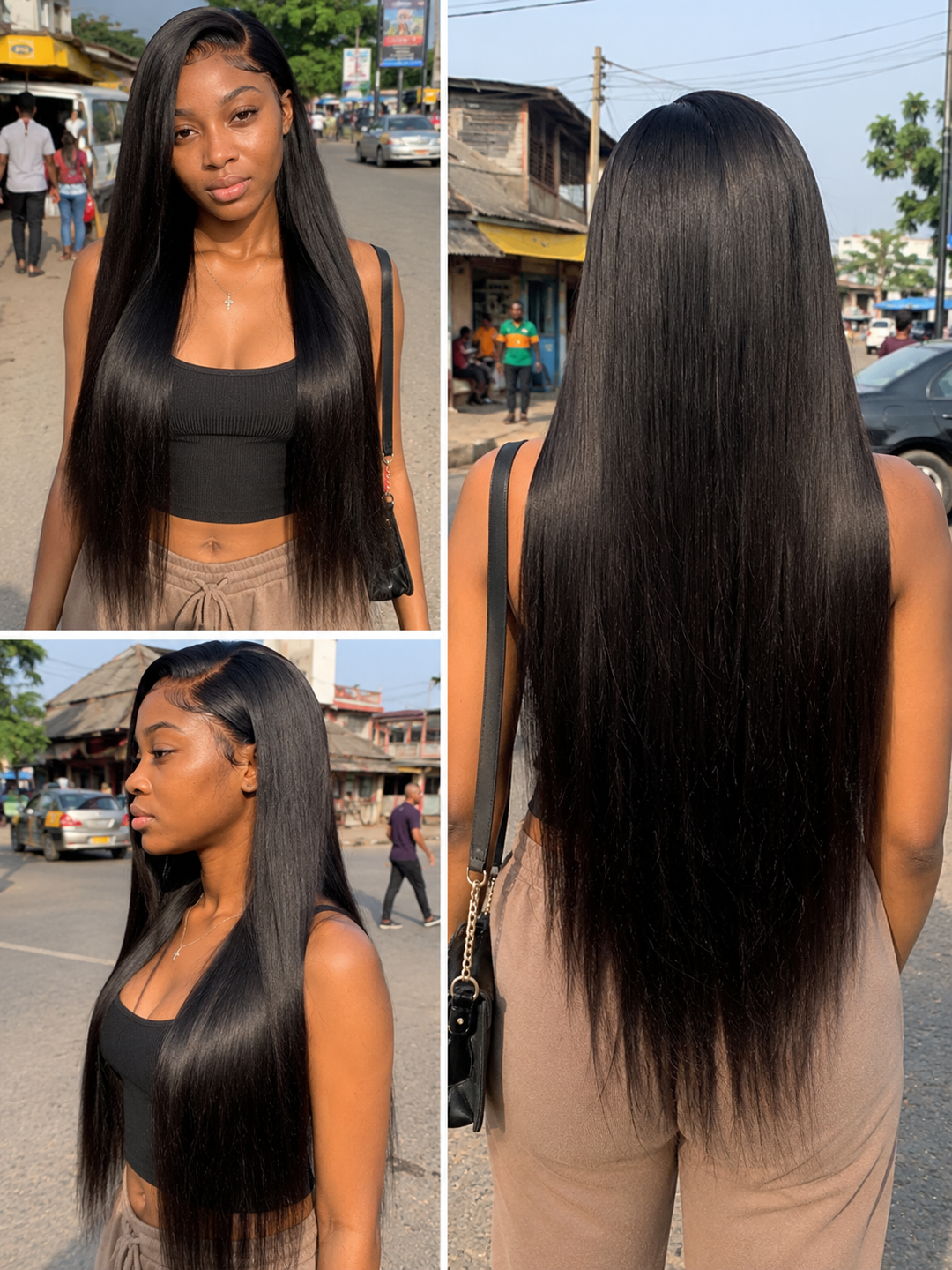 Royal Bone Straight Lace Wig – Natural Black
