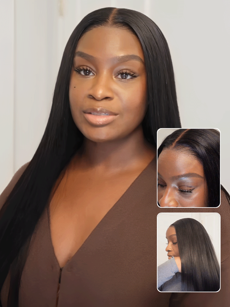 Lorana Straight ™ Ready-to-Wear Yaki Straight Natural Black
