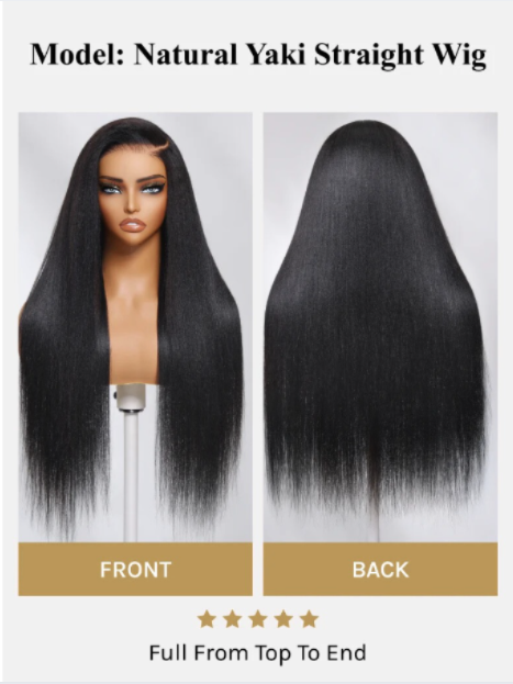 Lorana Straight ™ Ready-to-Wear Yaki Straight Natural Black